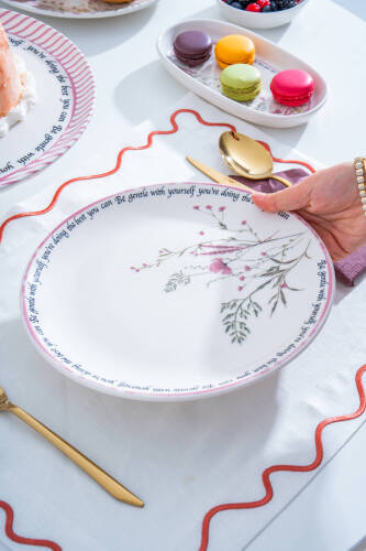 Laila 6 lı Pasta Tabağı - 19 cm - 3