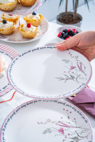 Laila 6 lı Pasta Tabağı - 19 cm - 1