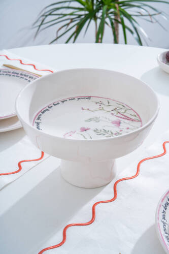 Laila Ayaklı Meyvelik - 22 cm - Acar