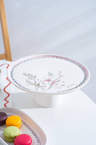 Laila Ayaklı Sunum Tabağı - 26 cm - Acar
