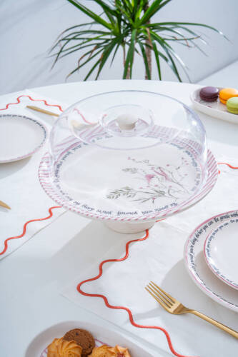 Laila Kapaklı Kek Fanusu - 30 cm - Acar