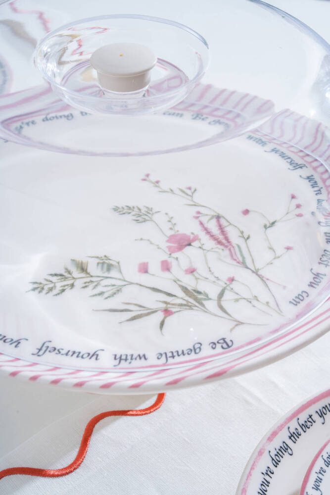 Laila Kapaklı Kek Fanusu - 30 cm - 3