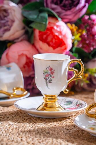 Lansy 6 Kişilik Kahve Fincanı Takımı - 90 ml - Acar