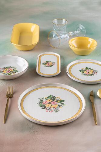 Larosa 27 Piece Dinner Set For 6 People - 6