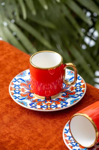 Las Heras Set Of 6 Coffee Cups - 90 Ml - 4