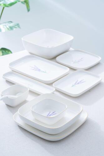 Lavande 6 Kişilik 45 Parça Kahvaltı & Yemek Takımı - 1
