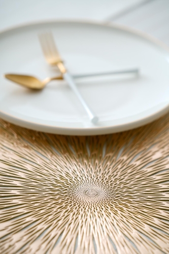 Lavina 6 pcs Gold Placemat - 38 cm - 4