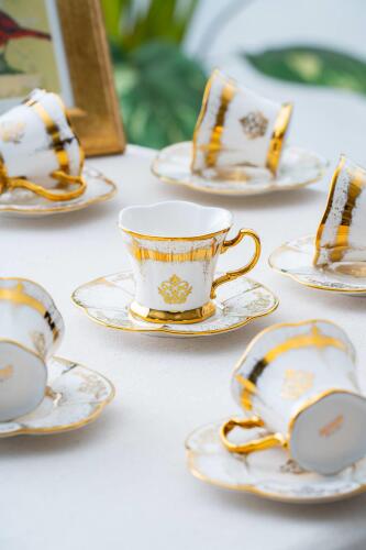 Lendorr 6 lı Kahve Fincanı Takımı - 90 ml - Acar