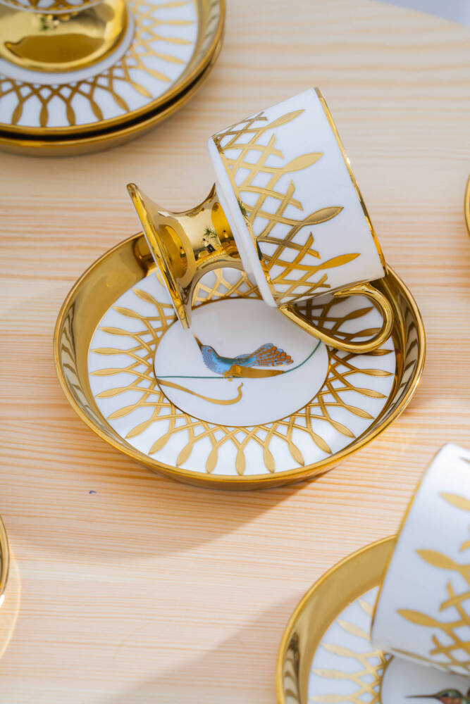 Leoni 6 Kişilik Kahve Fincan Takımı - 90 ml - 3