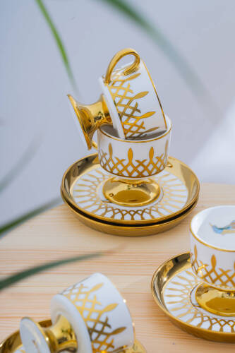 Leoni 6 Kişilik Kahve Fincan Takımı - 90 ml - 6