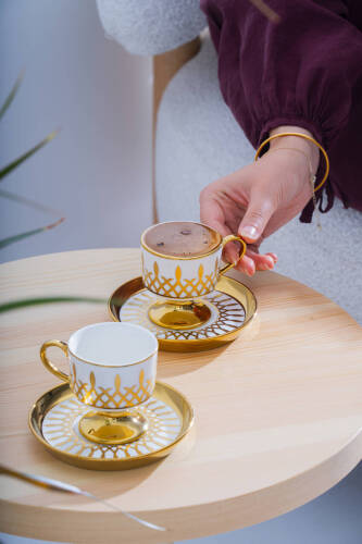 Leoni 6 Kişilik Kahve Fincan Takımı - 90 ml - 8