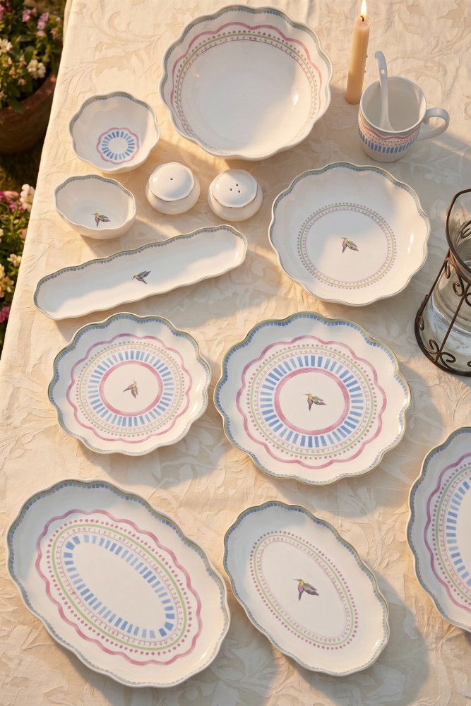 Lidya 6 Kişilik 53 Parça Porselen Yemek Takımı - 1