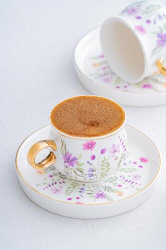 Lidya 6 Kişilik Kahve Fincanı Takımı - 90 ml - 2