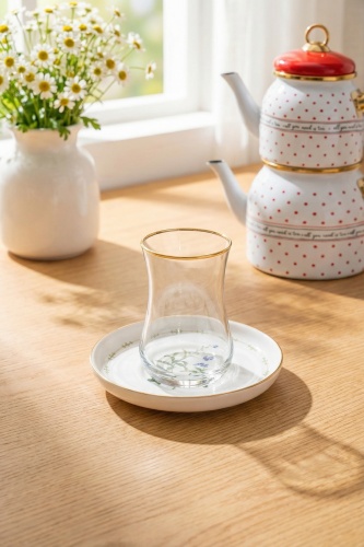 Lilyum 6 Kişilik 12 Parça Çay Seti - 2