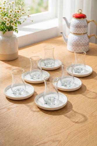 Lilyum 6 Kişilik 12 Parça Çay Seti - Acar