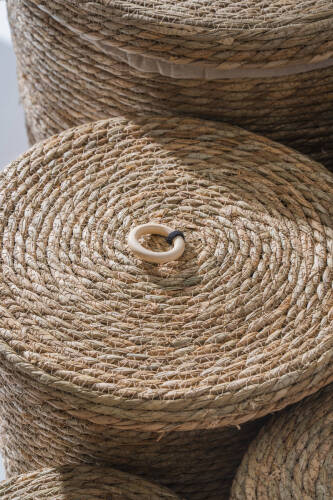 Lina Hasır 5 li Çok Amaçlı Sepet Seti - 3