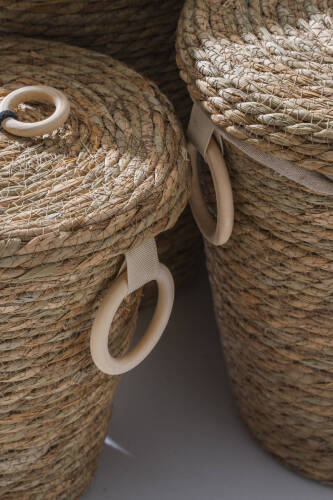 Lina Hasır 5 li Çok Amaçlı Sepet Seti - 4