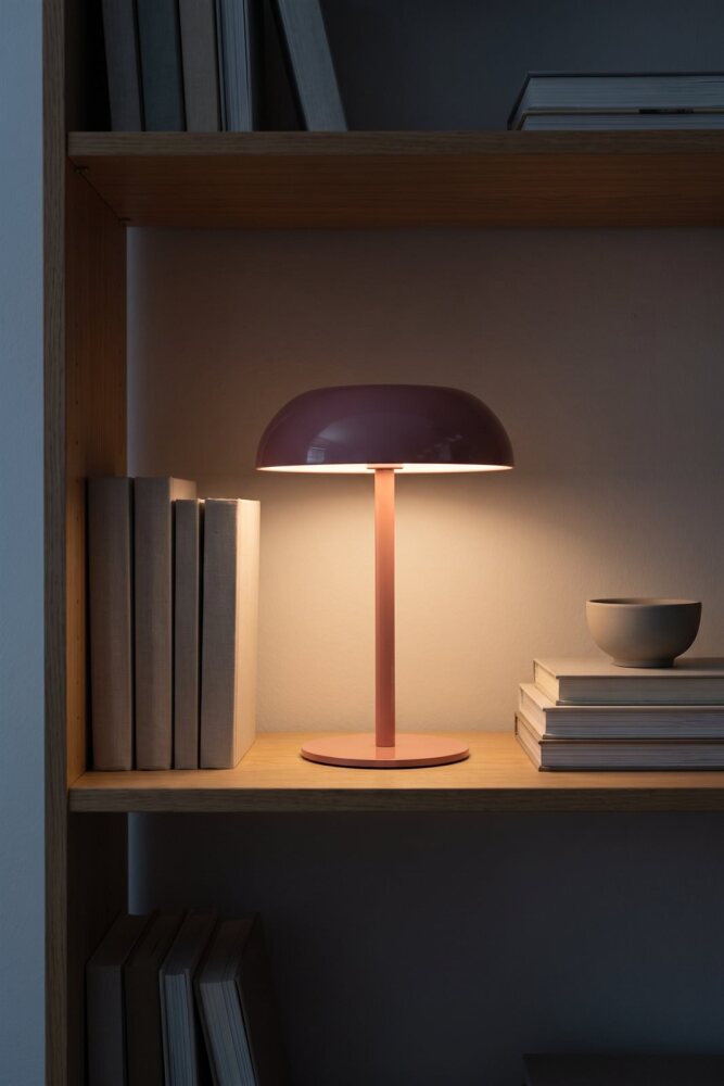 Linear Dokunmatik Masa Lambası Pembe - 21 cm - 3