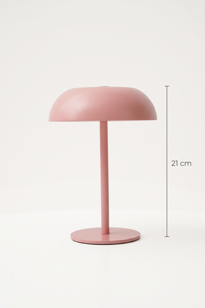 Linear Dokunmatik Masa Lambası Pembe - 21 cm - 4