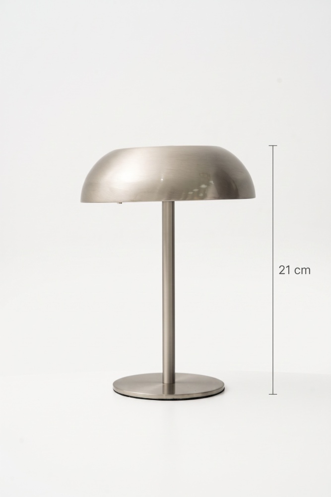 Linear Dokunmatik Masa Lambası Silver - 21 cm - 4
