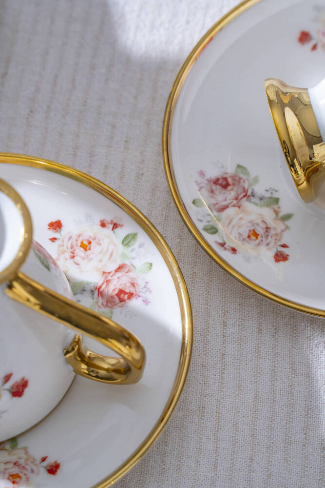 Linnea 6 Kişilik Porselen Kahve Fincan Takımı - 90 ml - 5