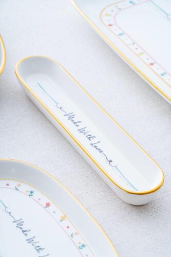 Livaldi 3 Parça Zeytin Tabağı - 23 cm - Acar