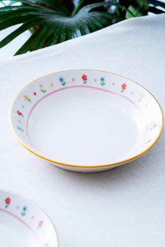Livaldi 6 Parça Yemek Tabağı - 19 cm - 5