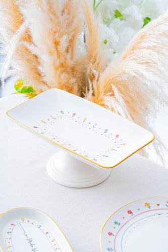 Livaldi Ayaklı Sunum Tabağı - 28 cm - 1