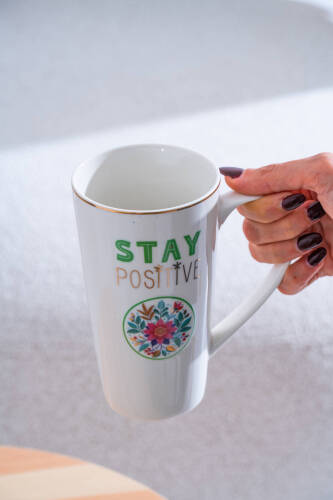 Lotus Porselen Kupa - 500 ml - 3