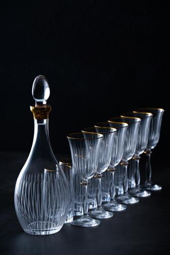 Louisa Gold 13 Parça Bardak Seti - Acar