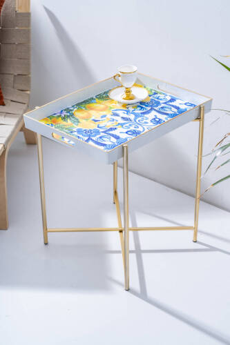 Lucille Çıkarılabilir Tepsili Sehpa - Acar