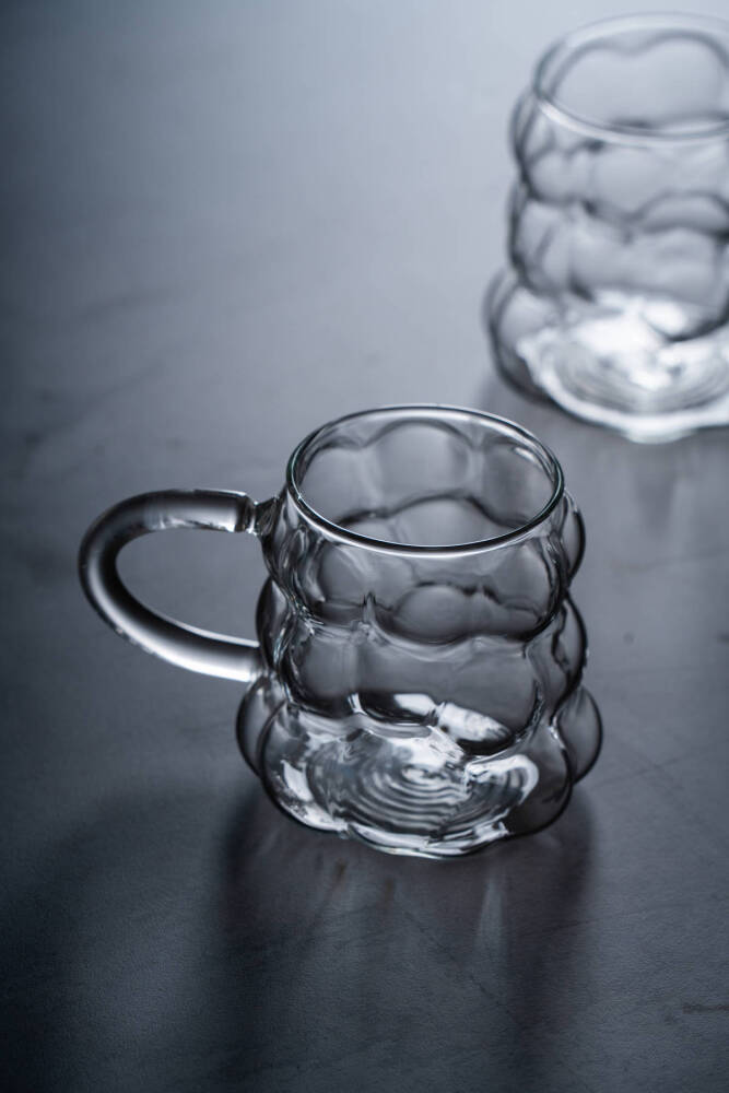 Lume 6 lı Kulplu Cam Bardak - 350 ml - 1