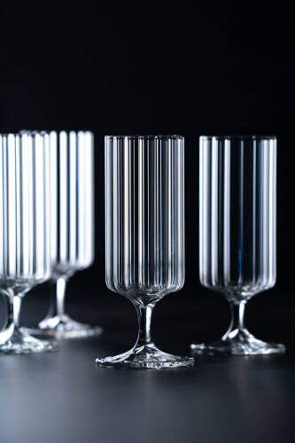 Lume 6 lı Cam Kahve Yanı Bardağı - 120 ml - Acar