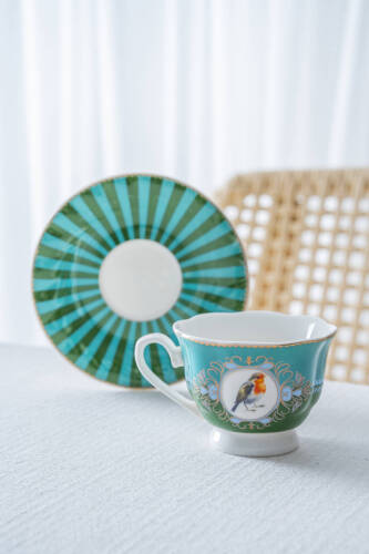 Lumiere 6 Kişilik Porselen Kahve Fincan Takımı - 90 ml - Acar