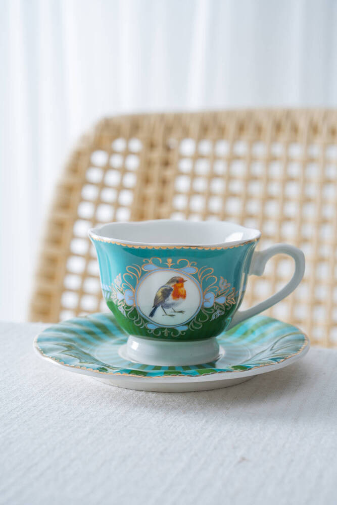 Lumiere 6 Kişilik Porselen Kahve Fincan Takımı - 90 ml - 6