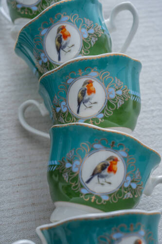 Lumiere 6 Kişilik Porselen Kahve Fincan Takımı - 90 ml - 10