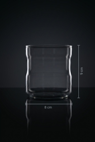 Lumis 2 li Borosilikat Sunum Bardak Seti - 450 ml - 4