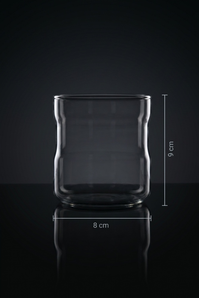 Lumis 2 li Borosilikat Sunum Bardak Seti - 450 ml - 4