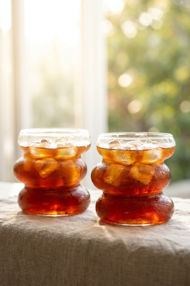 Lumis 2 li Borosilikat Sunum Bardak Seti - 450 ml - 2