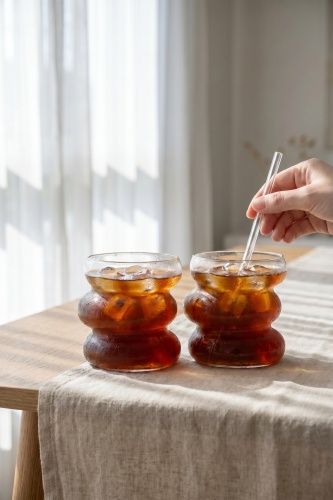 Lumis 2 li Borosilikat Sunum Bardak Seti - 450 ml - 3