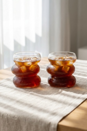 Lumis 2 li Borosilikat Sunum Bardak Seti - 450 ml - Acar