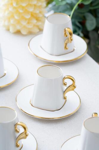 Luna 6 Kişilik Kahve Fincanı Takımı - 90 ml - Acar