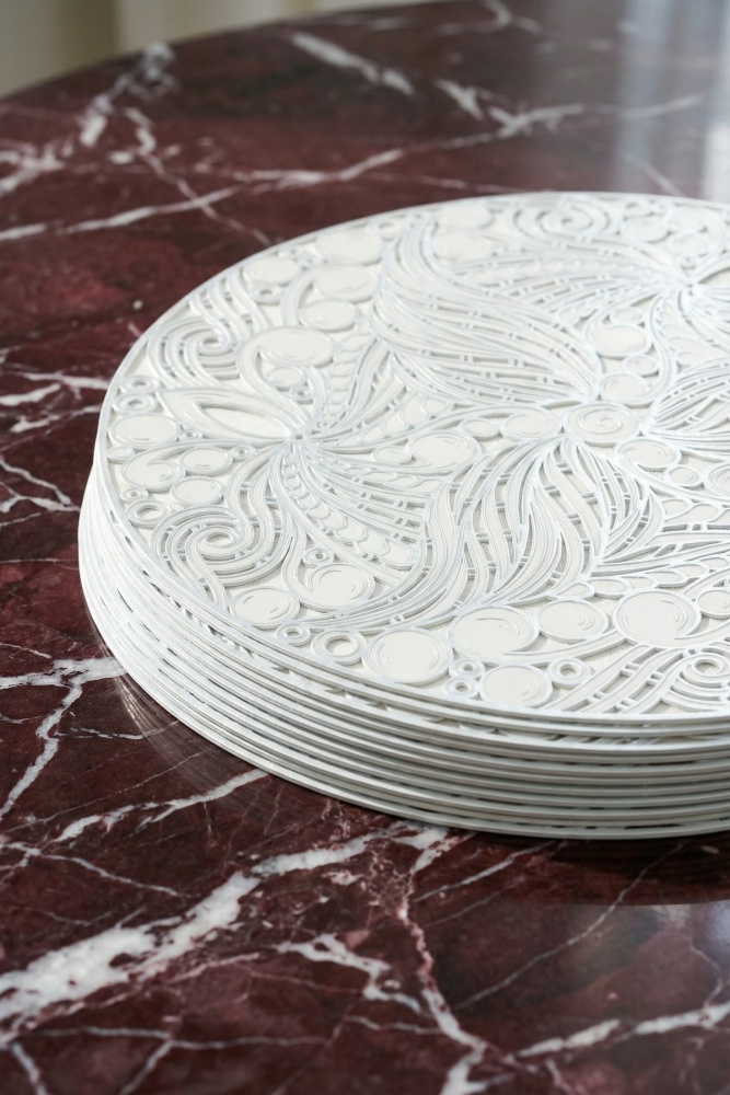 Luna 6 lı Amerikan Servis Seti - 38 cm - 2