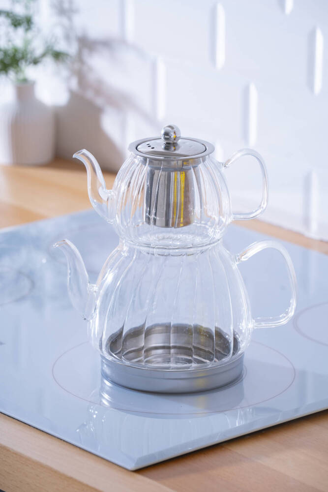 Lunera Cam Çaydanlık - 1800 ml - 1