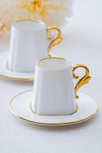 Luna Duo 2 Kişilik Kahve Fincanı Takımı - 90 ml - Acar