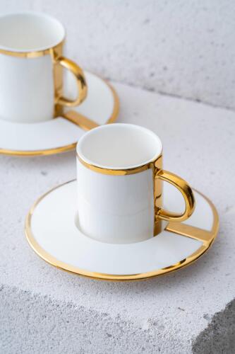 Luxe 2 Kişilik Kahve Fincanı Takımı - 90 ml - Acar