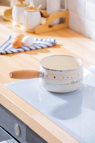 Made With Love Emaye Sütlük / Sosluk - 14 cm - Acar