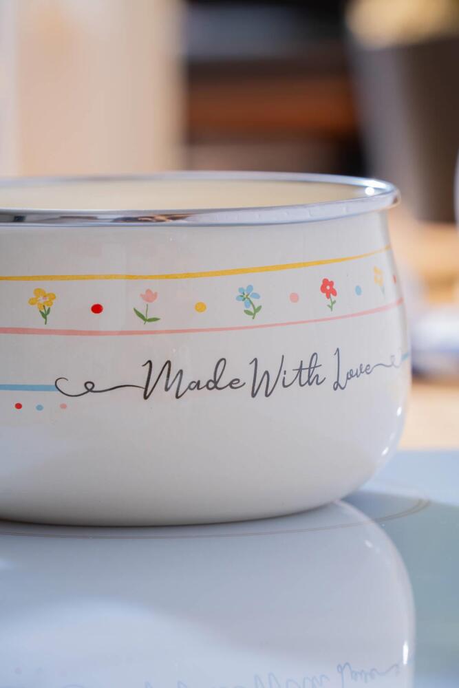 Made With Love Emaye Sütlük / Sosluk - 14 cm - 8