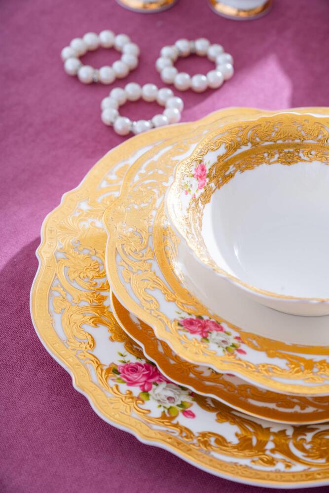 Madeline 12 Kişilik 60 Parça Porselen Yemek Takımı - 19