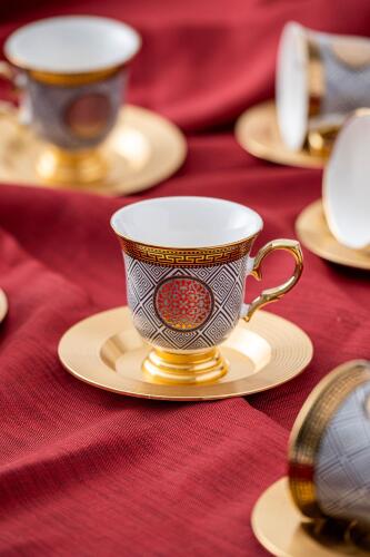 Magnus 6 Kişilik Kahve Fincanı Takımı - 90 ml - Acar